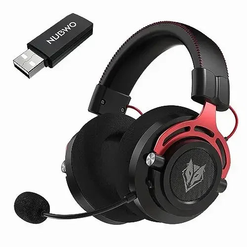 NUBWO G03 Headsets Gamer 2.4GHz Dual Stereo Sound Wireless Bluetooth Gaming Headphone with Dongle Noise Canceling Microphone