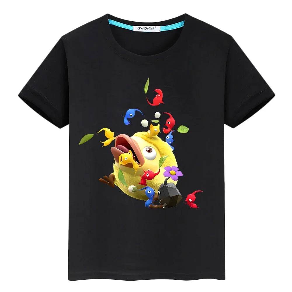 Graphic Print 100% Cotton T-shirt y2k Christmas pride t shirt Kawaii T shirts Tees Boys Tops kids clothes Girls y2k