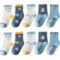 10 Pairs Boys Dinosaur Socks Children Baby Toddler Sport Socks School Students Spring Autumn Soft Kids Fashion Mid Tube Socks