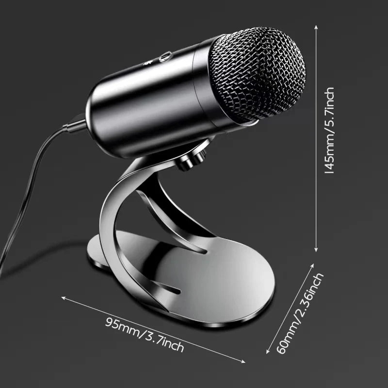 Microphone gooseneck desktop High voice quality Mic Computer Gaming USB Microphone