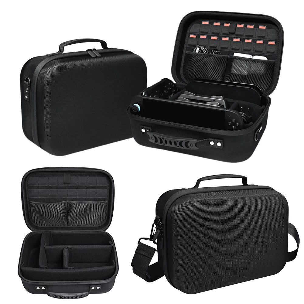 For NS2 Large Storage Bag Anti-Scratch Integrated Console Shell Bag Zipper Closure Hard Protective Carry Case Gifts for Friend