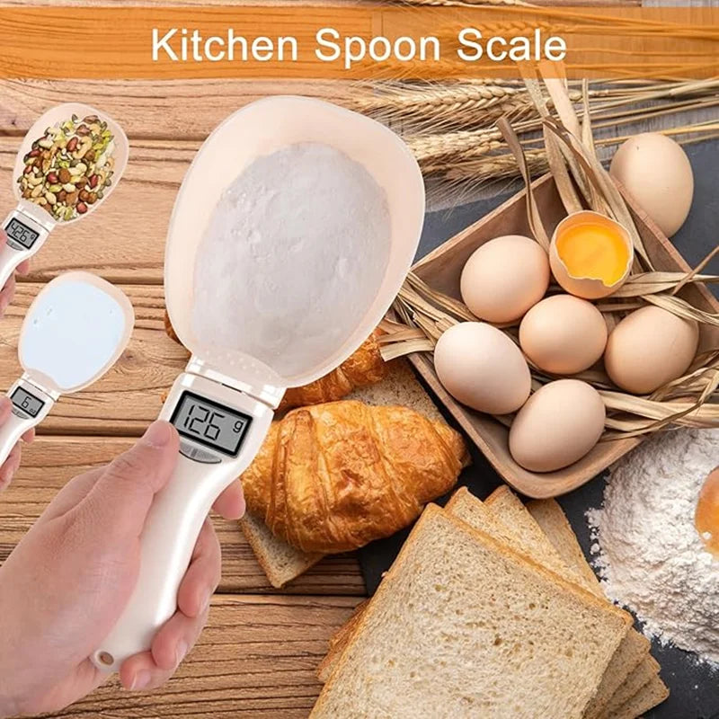 Digital Measurement Adjustable Weighing Spoon Kitchen Scale Electronic Measuring Spoon,