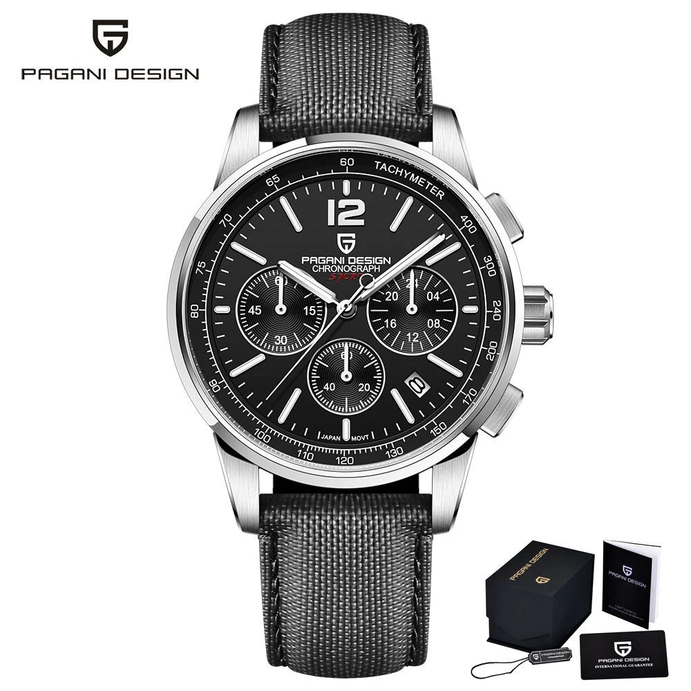 Fashion Men's Quartz Watches 41MM Top Sapphire Waterproof Sport 10 Bar Watch for men