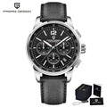 Fashion Men's Quartz Watches 41MM Top Sapphire Waterproof Sport 10 Bar Watch for men