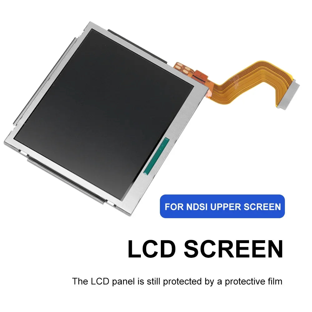 Top Upper Screen Lightweight Game Console LCD Screen Easy Installation Top Upper LCD Screen Replacement Parts