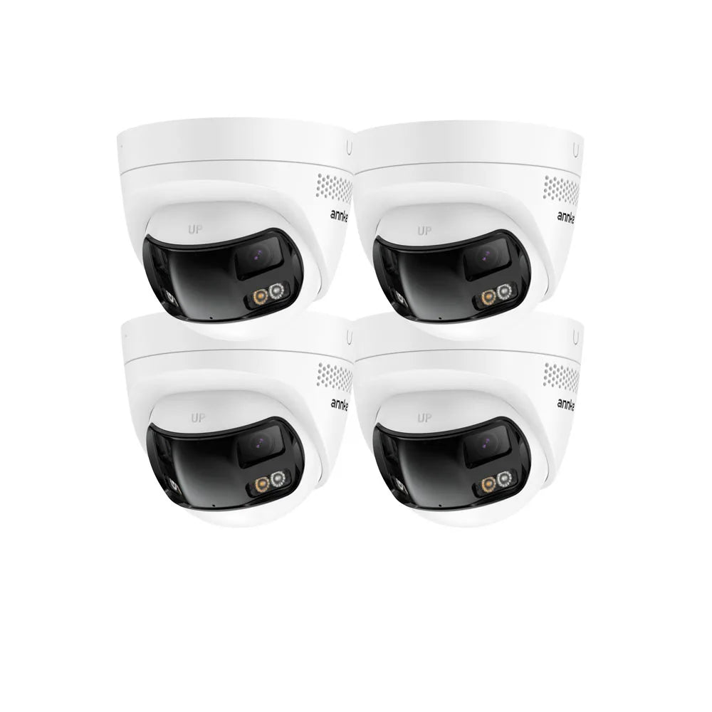 4K 8MP POE Surveillance Camera Dual Lens outdoor camera 1/2/4PCS Color Night Vision CCTV Video Security Camera For NVR
