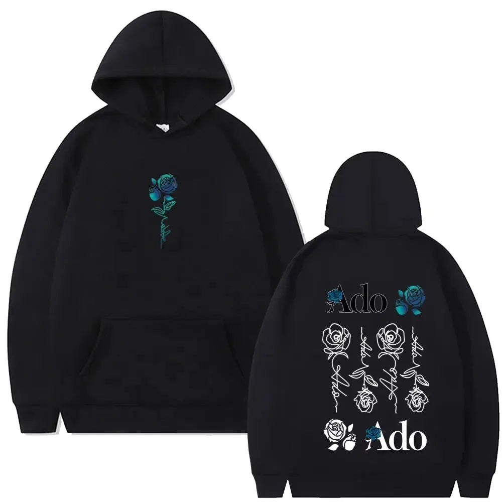 Ado World Tour 2025 Hibana hoodie Men's fashion style streetwear casual hoodie