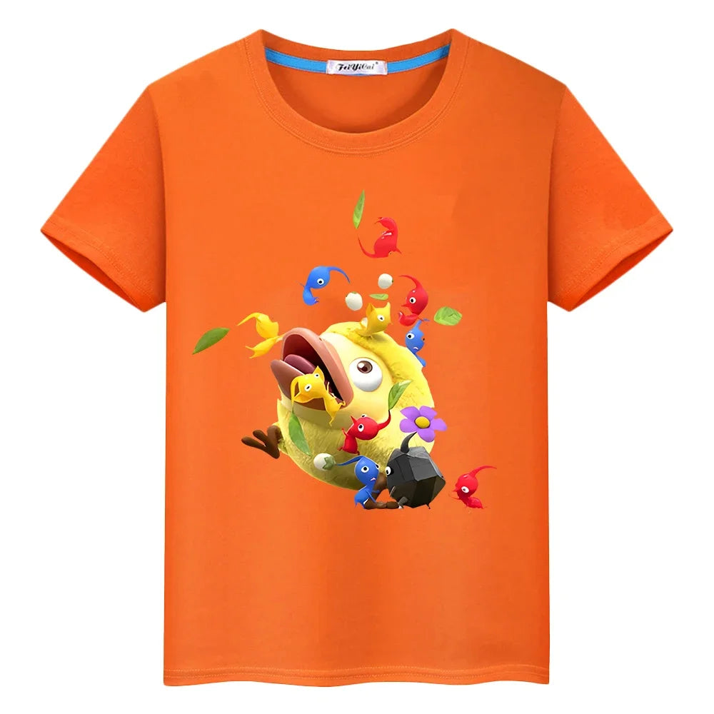 Graphic Print 100% Cotton T-shirt y2k Christmas pride t shirt Kawaii T shirts Tees Boys Tops kids clothes Girls y2k