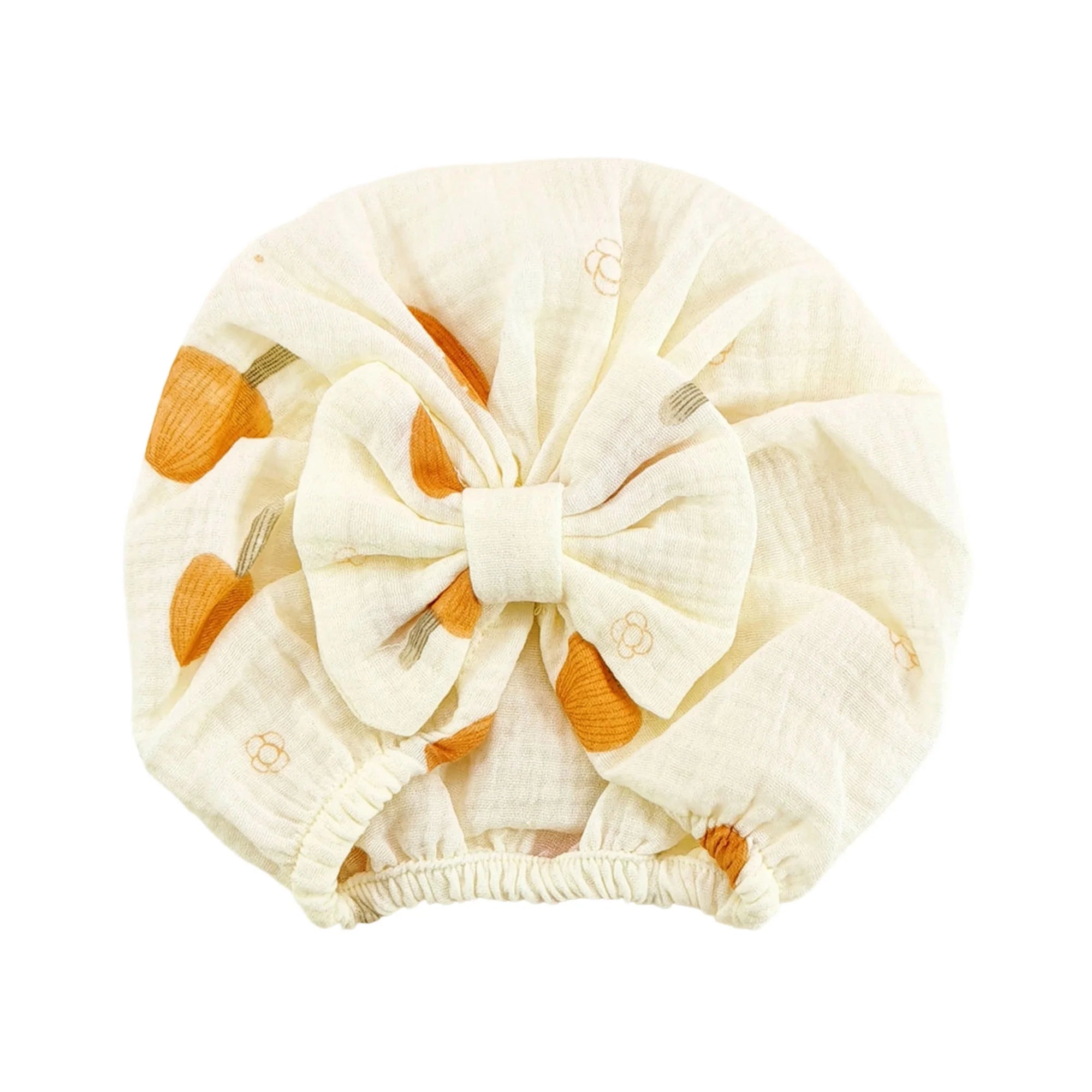 Adorable Newborn Knit Beanie Hat with Pom Pom for Baby Boys and Girls - Soft Hospital Cap with Bow Detail