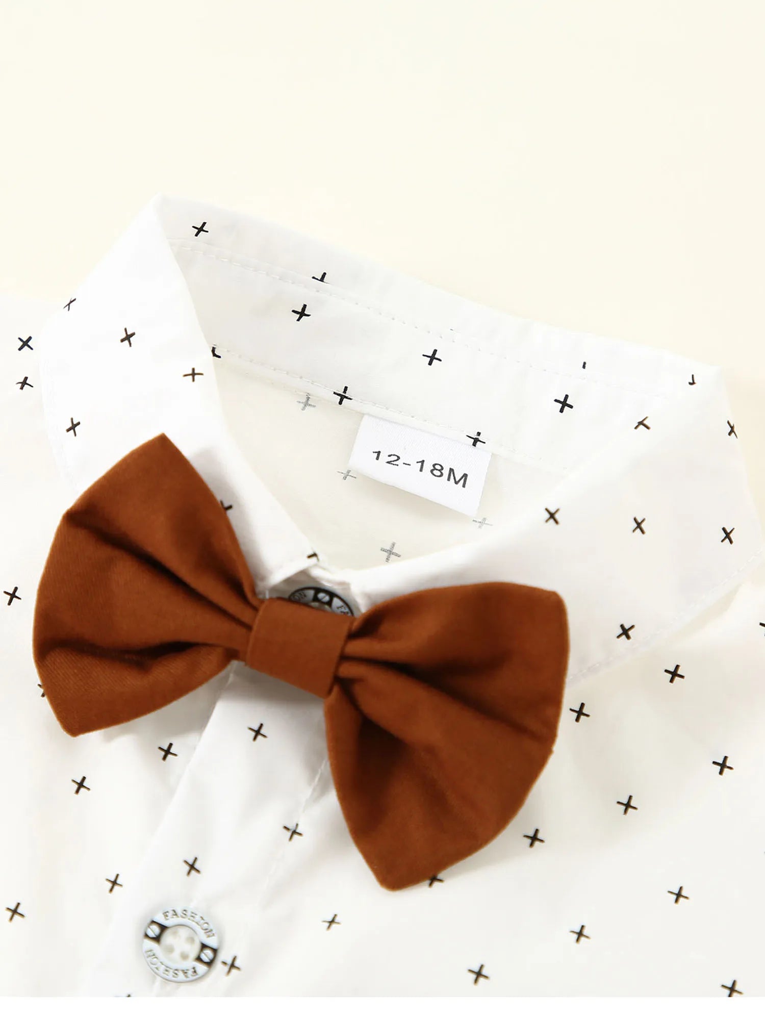 Toddler Baby Boy Clothes 1-5T Gentleman Suit Long Sleeves Shirt + Suspender Pants + Bowtie Toddler Boy Outfits