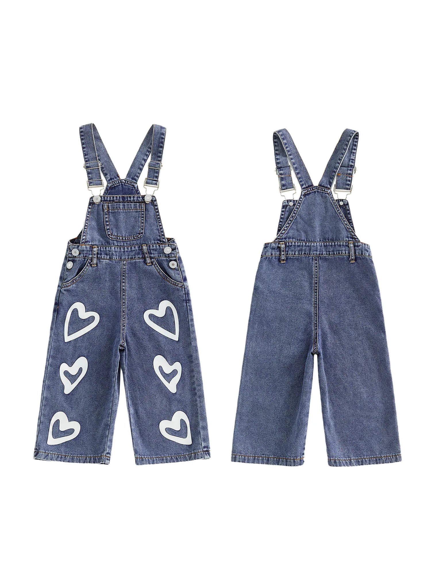 Girls Pink Floral Print Sleeveless Jumpsuit with Ruffle Detail and Adjustable Straps for Summer Outfits