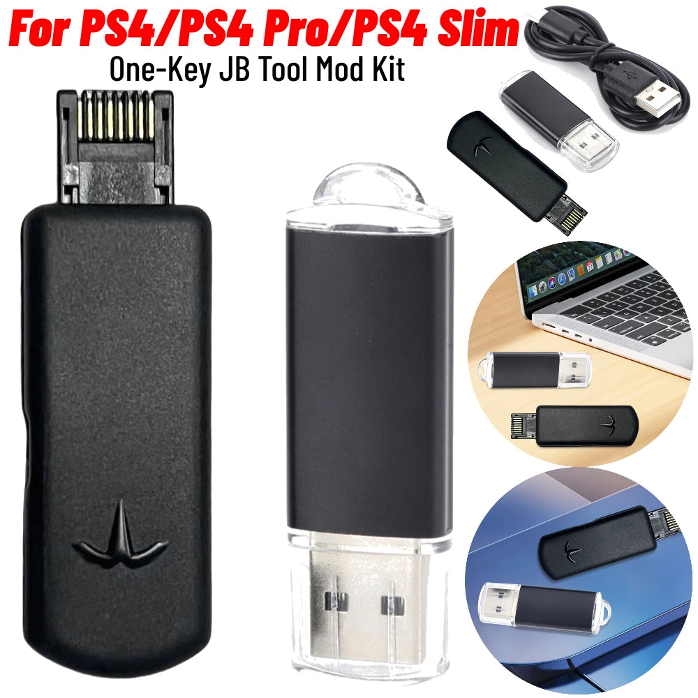 NEW One-Key JB Tool Mod Set USB Dongle with Type-C Cable Kit JB USB Adapter for PS4/Pro/Slim FW 9.0-11.0 System