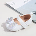 Baby Girls First Walking Indoor Outdoor Toddler Shoes With High Quality PU Leather And TPR Sole For 0-18M Baby Princess