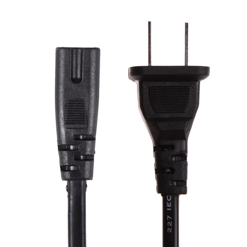 2-Prong AC Power Adapter Cord Lead Cable Wire AC Power Supply Adapter Cord Cable for PSV/PSP/PS2/PS3/PS4 Game Console