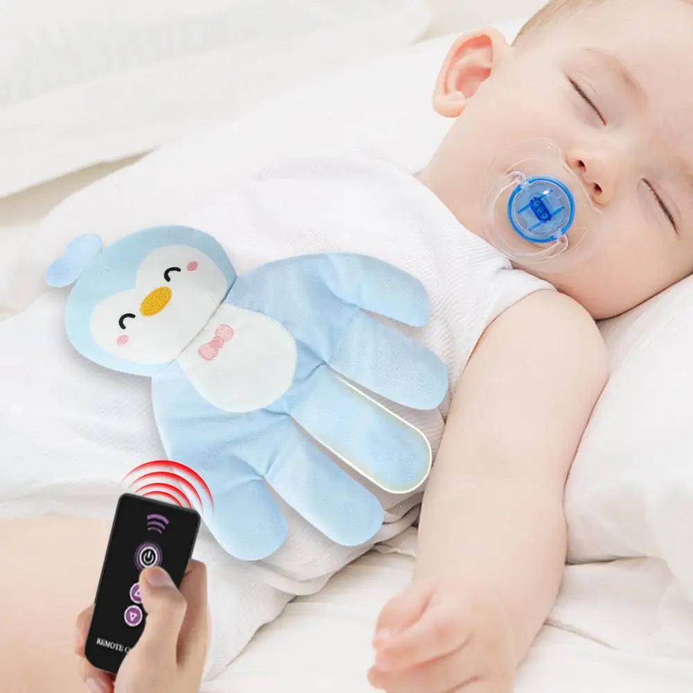 Baby Soothing Palm Cartoon Animal Remote Control Electric Sleeping Patting Palm Baby Soothing Cushion For Baby Sleep Aid Palm