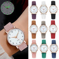 Fashion Watch For Women Leather Belt Watches Ladies Luxury Analog Quartz Luminous Wristwatch Clock