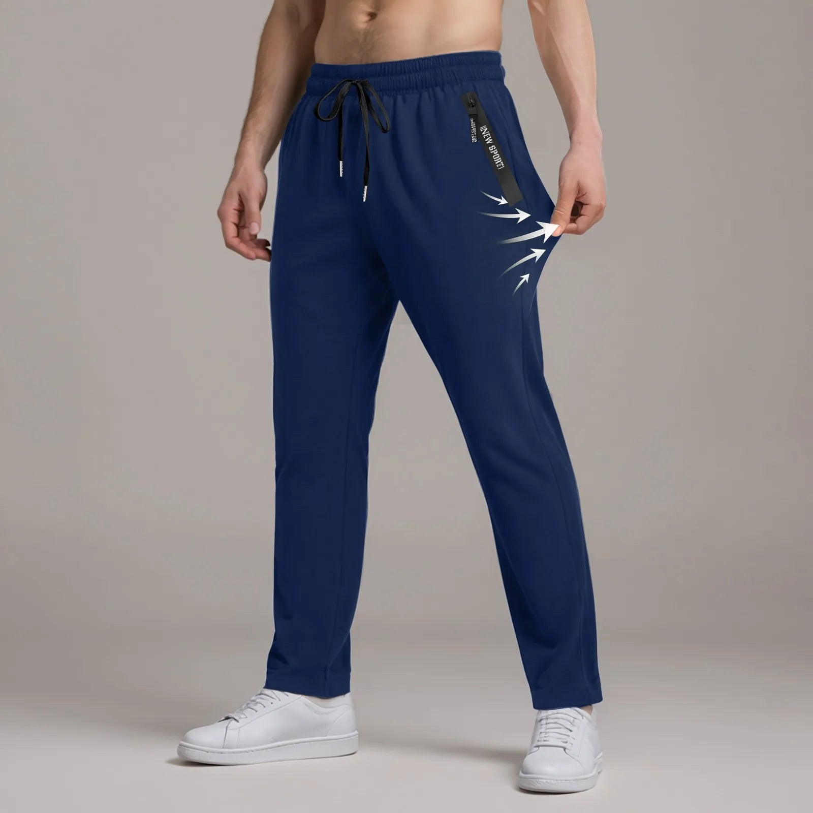 Men'S Lightweight Athletic Pants For Summer Fashion Solid Color Sports Casual Wear Long Trousers Daily Streetwear Comfy Bottom