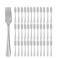 36/60 PCS Stainless Steel Dinner Forks Design Mirror Finish Rust Resistant Dishwasher Safe Tableware Flatware