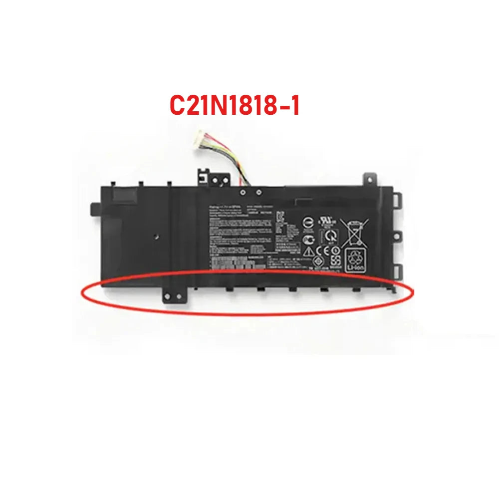 NEW C21N1818-1/2/3 Laptop Battery For ASUS VivoBook 15 X512DA X512JA X512FJ X512FL X512J F512FA F512DA F512JA F512FB F512FJ