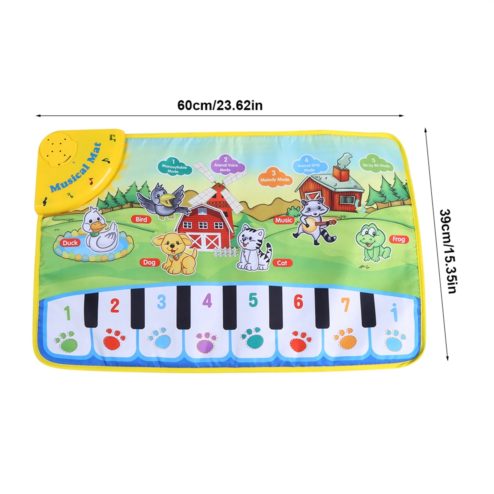 Baby Music Mat Children Crawling Piano Carpet Educational Musical Toy Kids Gift