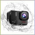 4K60fps Waterproof Action Camera 10M, 48MP Touchscreen Sports Cam with 6-Axis Stabilization, 8X Zoom WiFi for Diving, Cycling