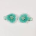 Girls Hairpins with Small Lovely Soft Fur Pompom Mini Ball Gripper Hairball Pom Hairclips Children Hair Clip Hair Accessories