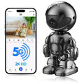 PTZ WIFI IP Camera Wireless Home Security Robot Camera 360° Two Way Audio Auto Tracking Invisible Lens Indoor Baby Monitor