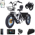 2.0 Electric Tricycle or Adults, 20"x4" at Tire olding Electric Trike, 750W 48V 20.8Ah Long-Range Battery, Built-in Speaker, USB