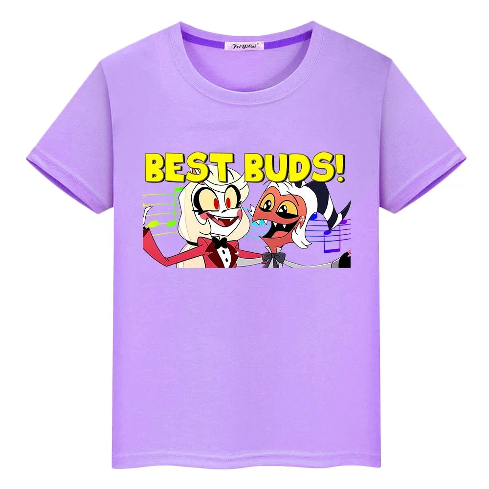 Print Christmas t shirt for kids boy10year anime Tops 100%Cotton Short pride t shirt Cute Tees girl clothe