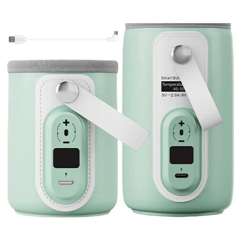 Baby Nursing Bottle Heater Safe Insulated Bag USB Rechargeable Milk Water Warmer Cover For Infant Outdoor Traveling Accessories