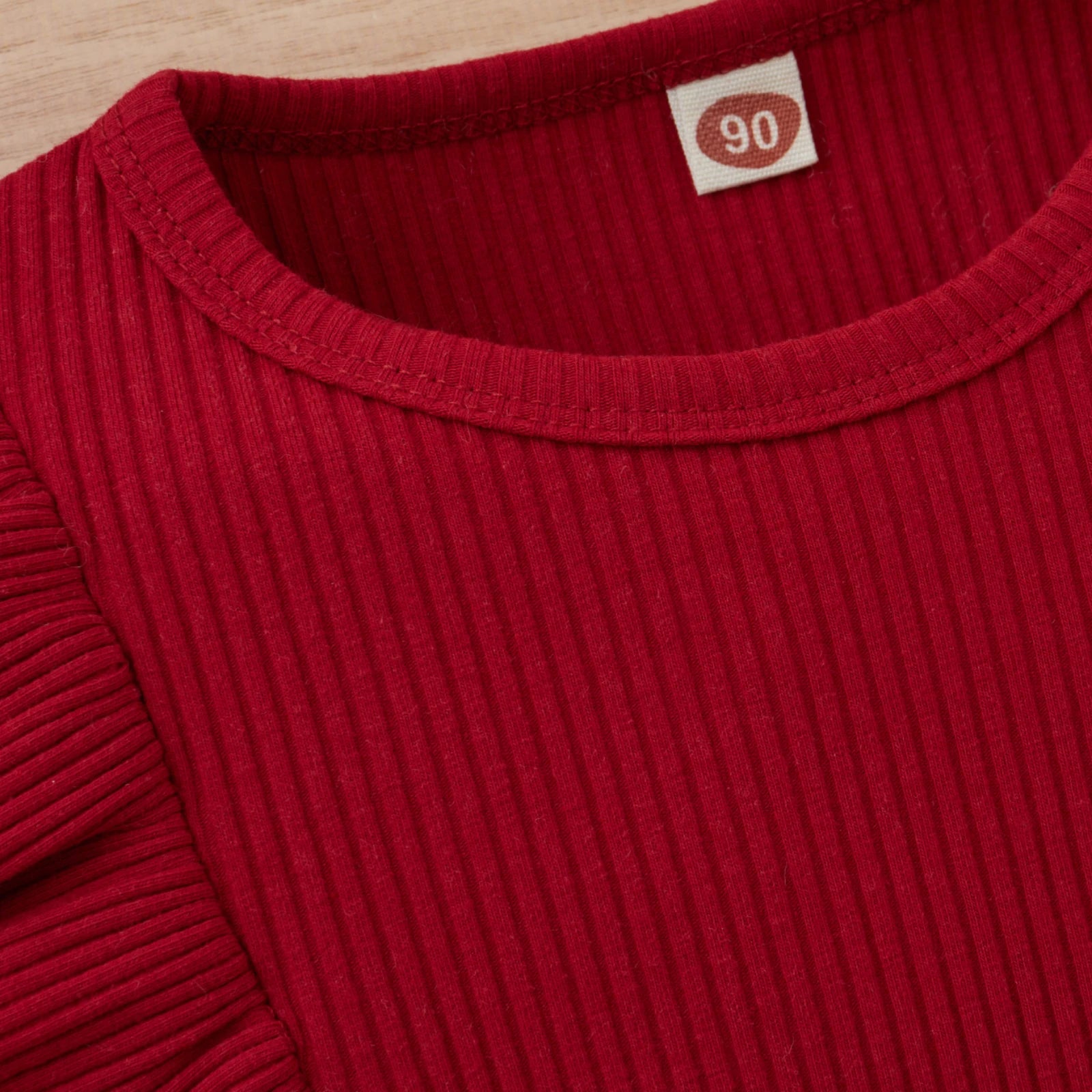 Spring Kids Girls Outfit Solid Color Lace Long Sleeve Tops + Button Short Skirt Belt Autumn Clothes Set