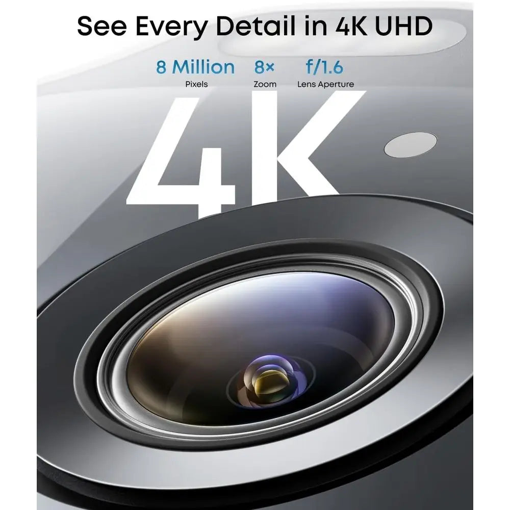 4K Wireless Outdoor Security Camera with AI Motion Tracking, Strobe Light, Pan & Tilt, Facial Recognition, up to 16 TB Storage,