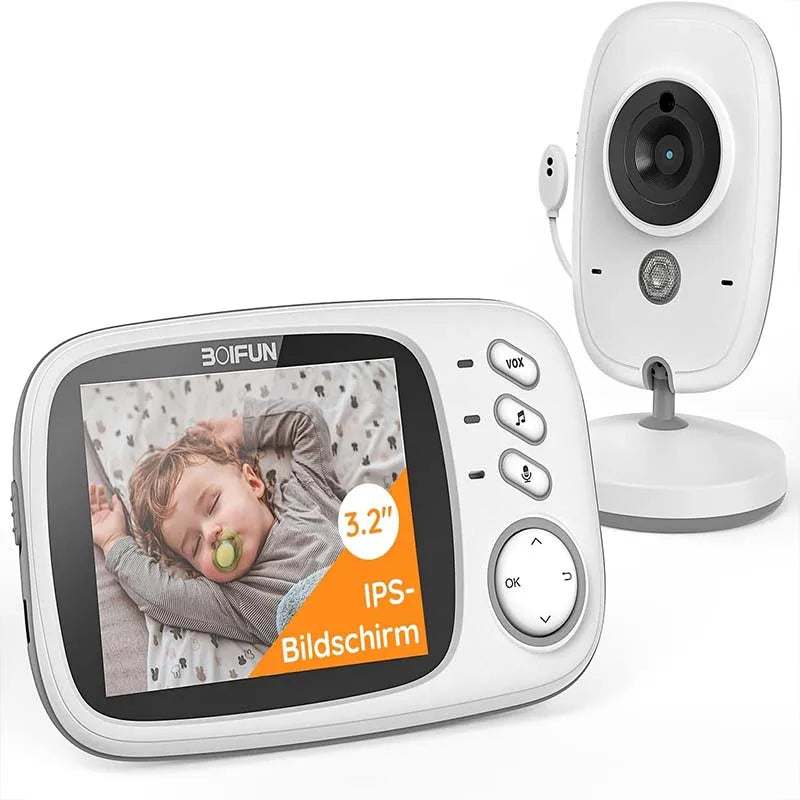 Boifun 3.2 Inch Digital LCD Screen Wireless Baby Monitor with Camera,