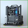 Open Air PC Test Bench Frame, DIY Computer Case Rack, Supports ITX ATX MATX EATX, Aluminum Alloy Chassis