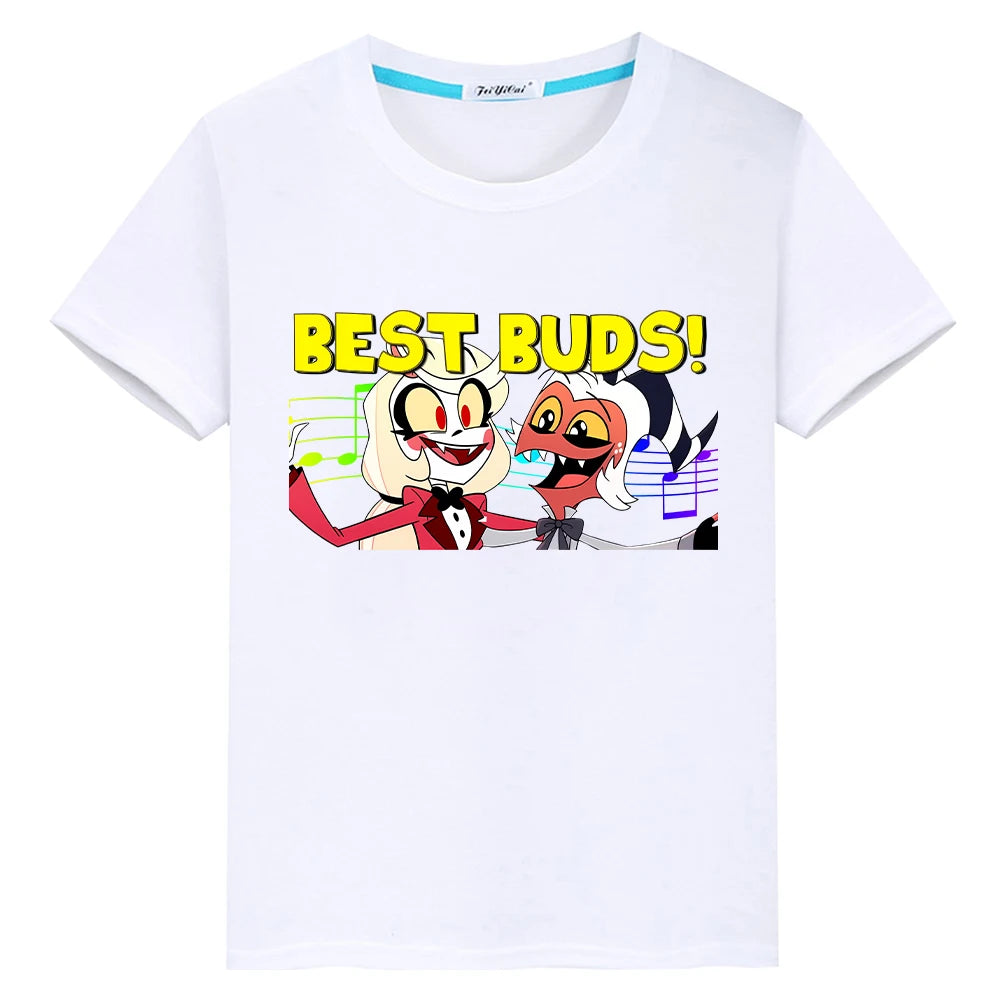 Print Christmas t shirt for kids boy10year anime Tops 100%Cotton Short pride t shirt Cute Tees girl clothe