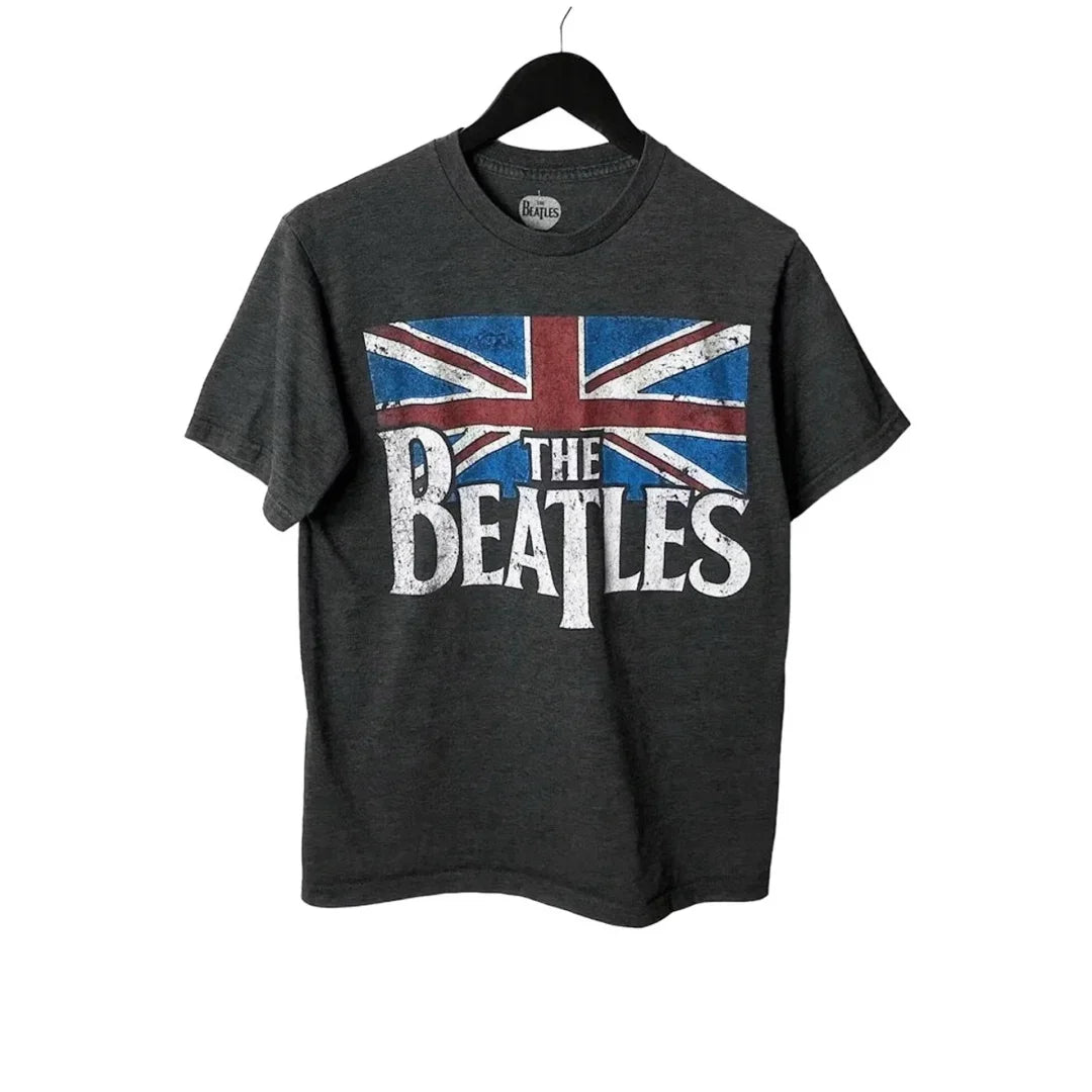 Vintage Rock Short-Sleeved T-Shirt By The Beatles Summer Fashion Pure Cotton Men's T-Shirt Children's Clothing Tee/ Woman