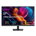 KTC 27 Inch Computer Monitor - QHD (2560 x 1440) Display, Up to 120Hz Monitor, IPS Panel H27D9