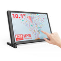 Portable HD 1280X800 Capacitive Touch Screen 10" Raspberry Pi Monitor Driver-free 10-point Touchscreen IPS Display for Banana Pi&Raspberry Pi 4B/3B+/3A+/2B,Compatiable with Win 7/8/10/11,Gift for DIY programmer